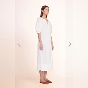 Staud Vincent Dress in White